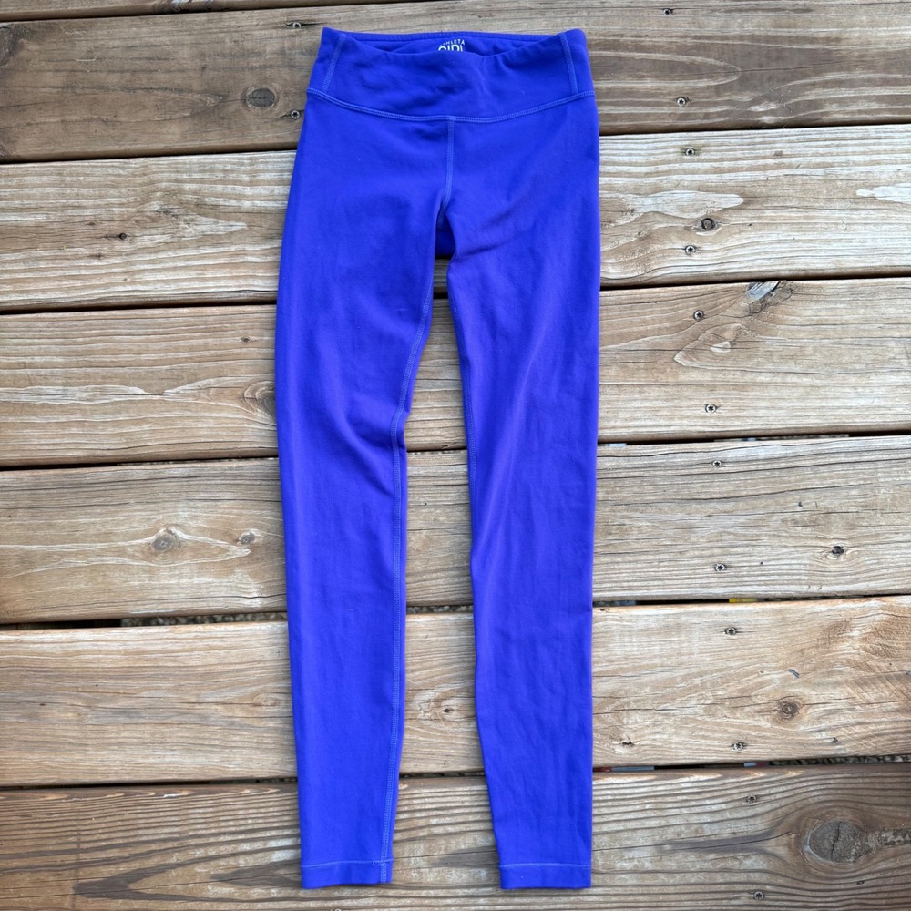 Athleta Girl Leggings Kids M 8-10 Purple Excellent‎ Activewear Athletic Sporty